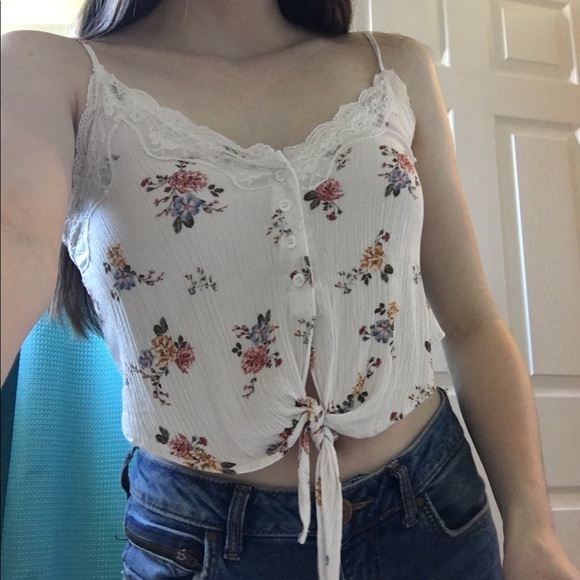 Floral crop top - Picture 3 of 4
